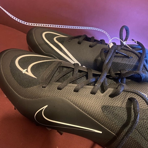 Nike Black/Grey Alpha Huarache 8 Pro Lacrosse Cleats Mens Size 16 - NEW - Picture 4 of 9